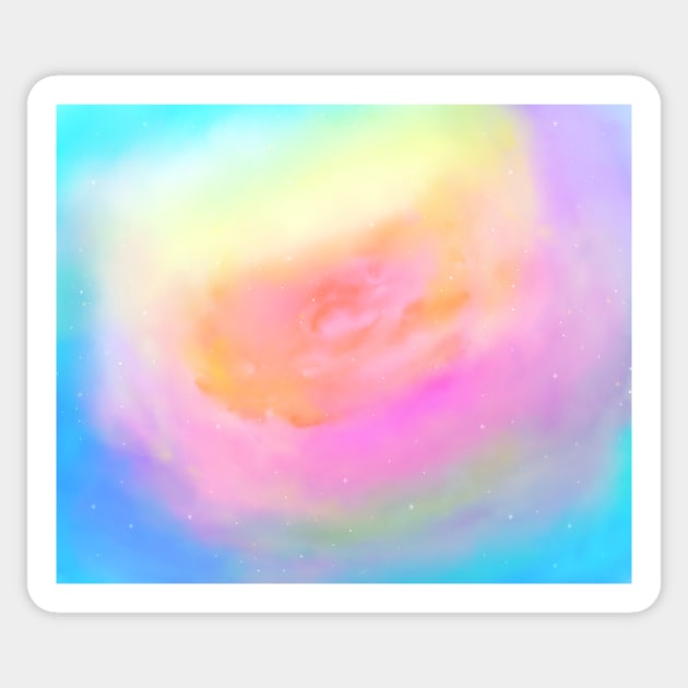 Rainbow hues4 Sticker by Jaspreet Kaur